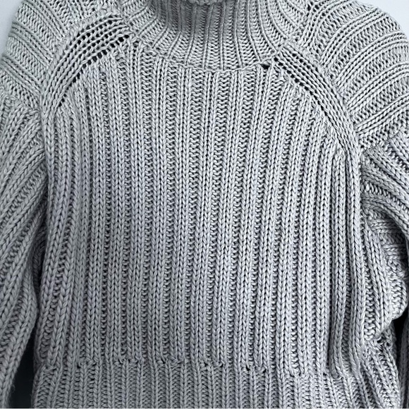 Women’s Chunky Knit Wool Blend Turtleneck Size XS - Picture 5 of 6